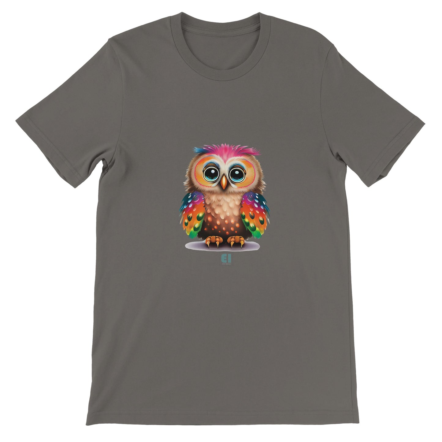 Budget Unisex Crewneck T-shirt/Funny-Baby-Owl