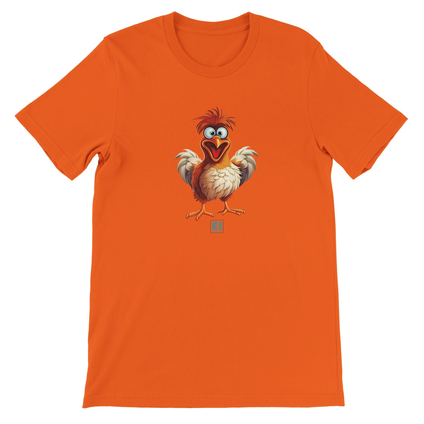 Budget Unisex Crewneck T-shirt/Funny-Chicken