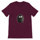 Budget Unisex Crewneck T-shirt/Funny-Hairy-Black-Cat - Enet Images