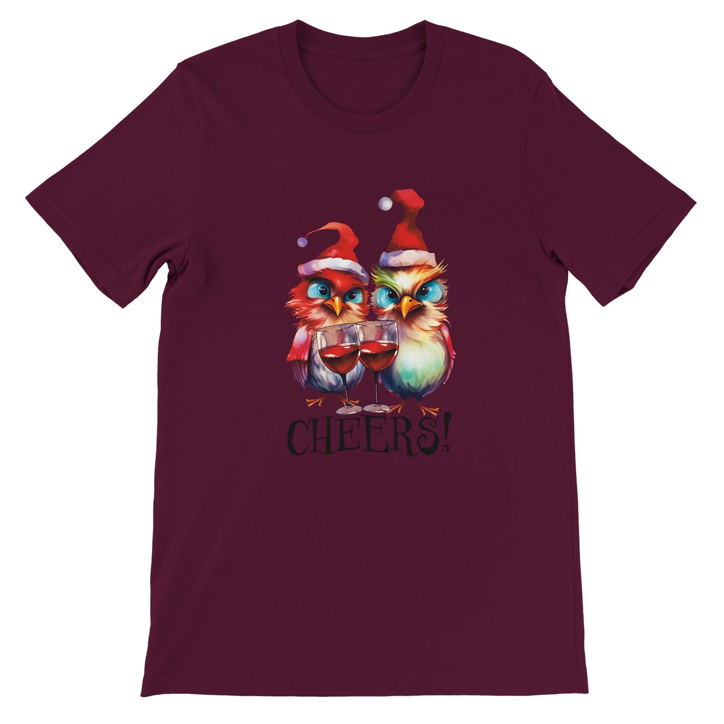 Budget Unisex Crewneck T-shirt/Angry-Birds-Cheers