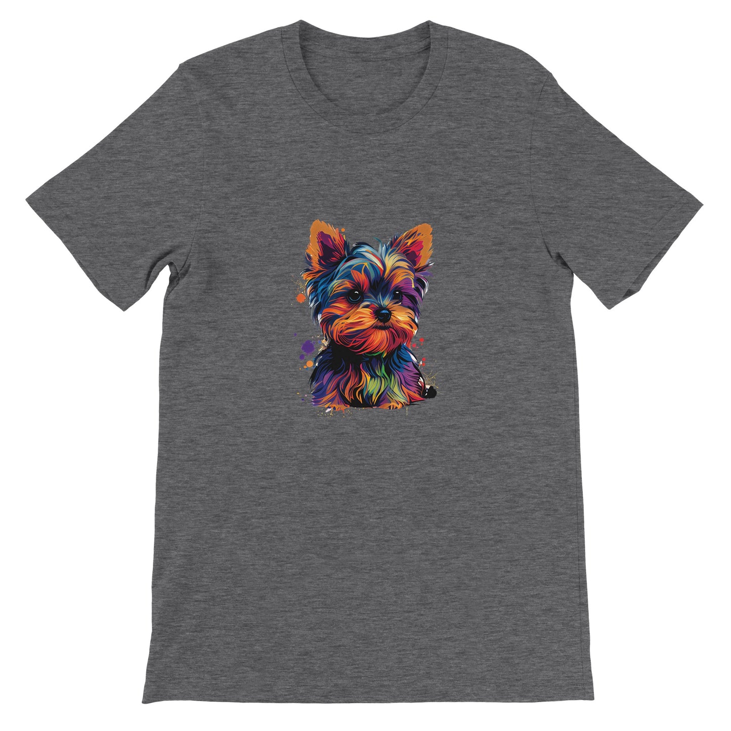 Budget Unisex Crewneck T-Shirt/Yorkie-Bunt