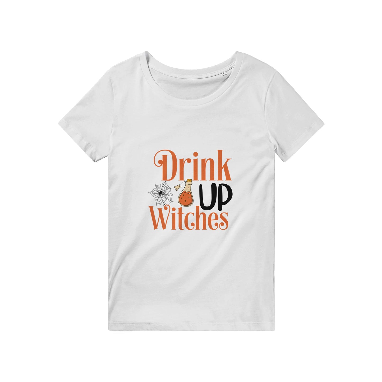 100% Organic Unisex T-shirt/Drink-Up-Witches