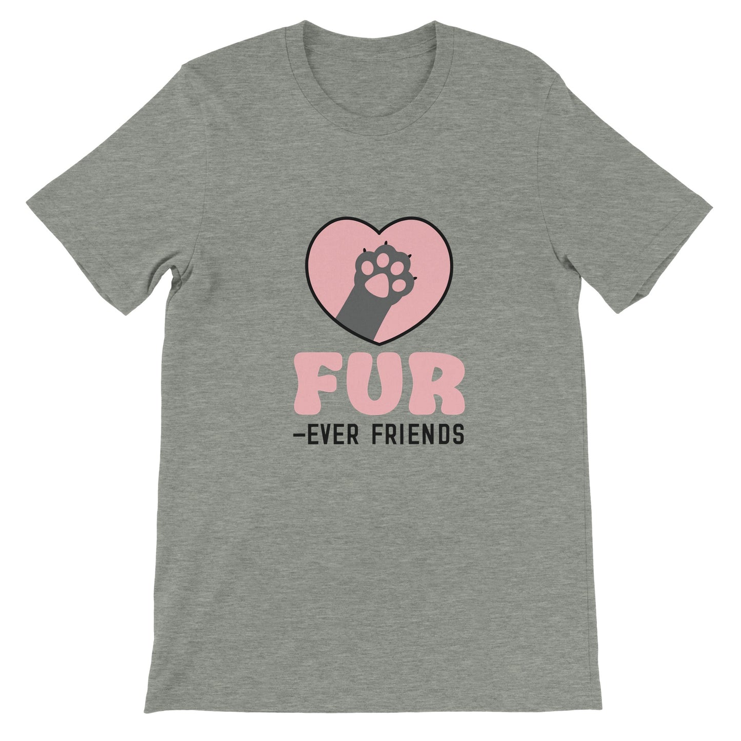 Budget Unisex Crewneck T-shirt/Fur-Ever-Friends