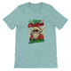 Budget Unisex Crewneck T-shirt/Santa-Merry-Christmas-@ssholes - Enet Images