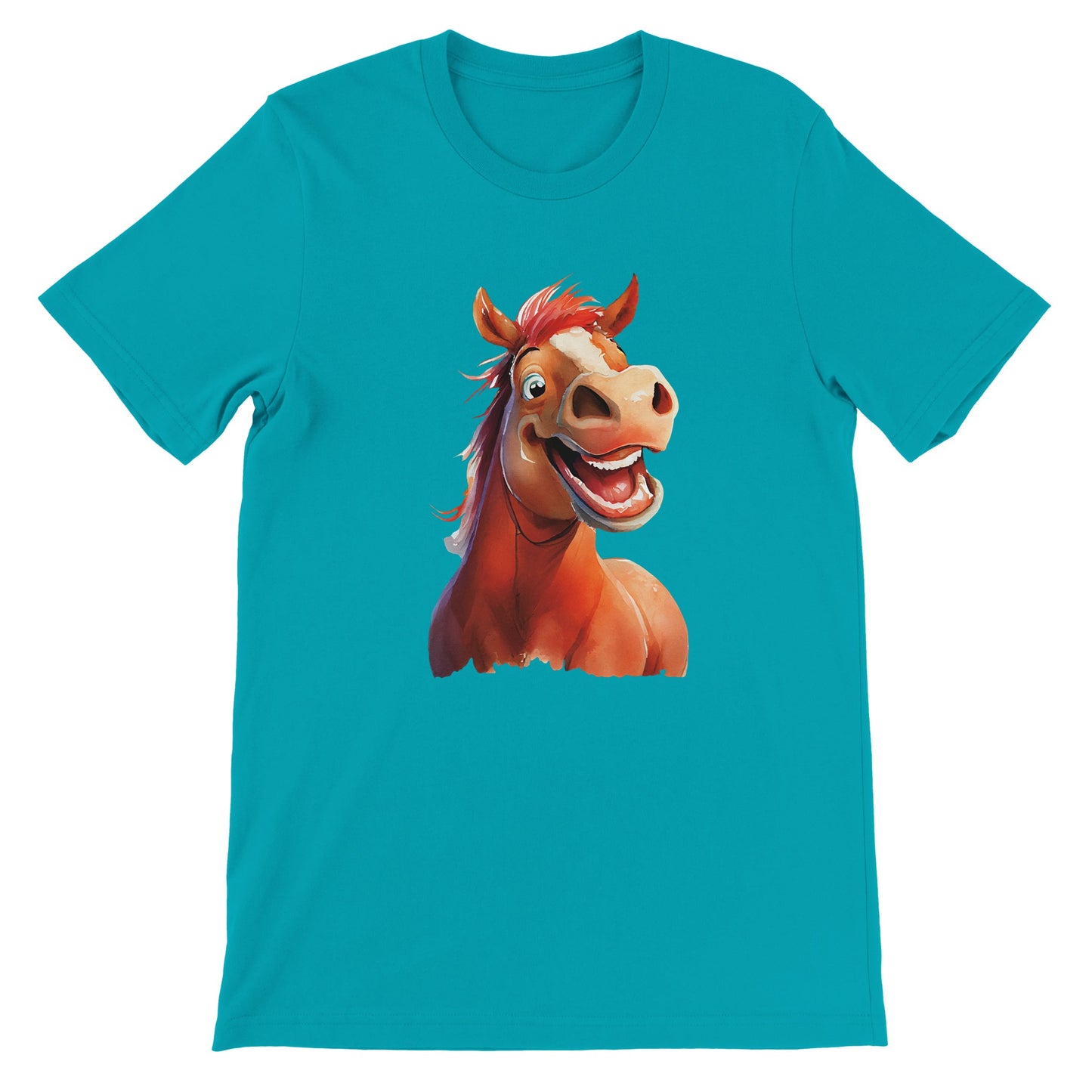 Budget Unisex Crewneck T-shirt/Happy-Horse