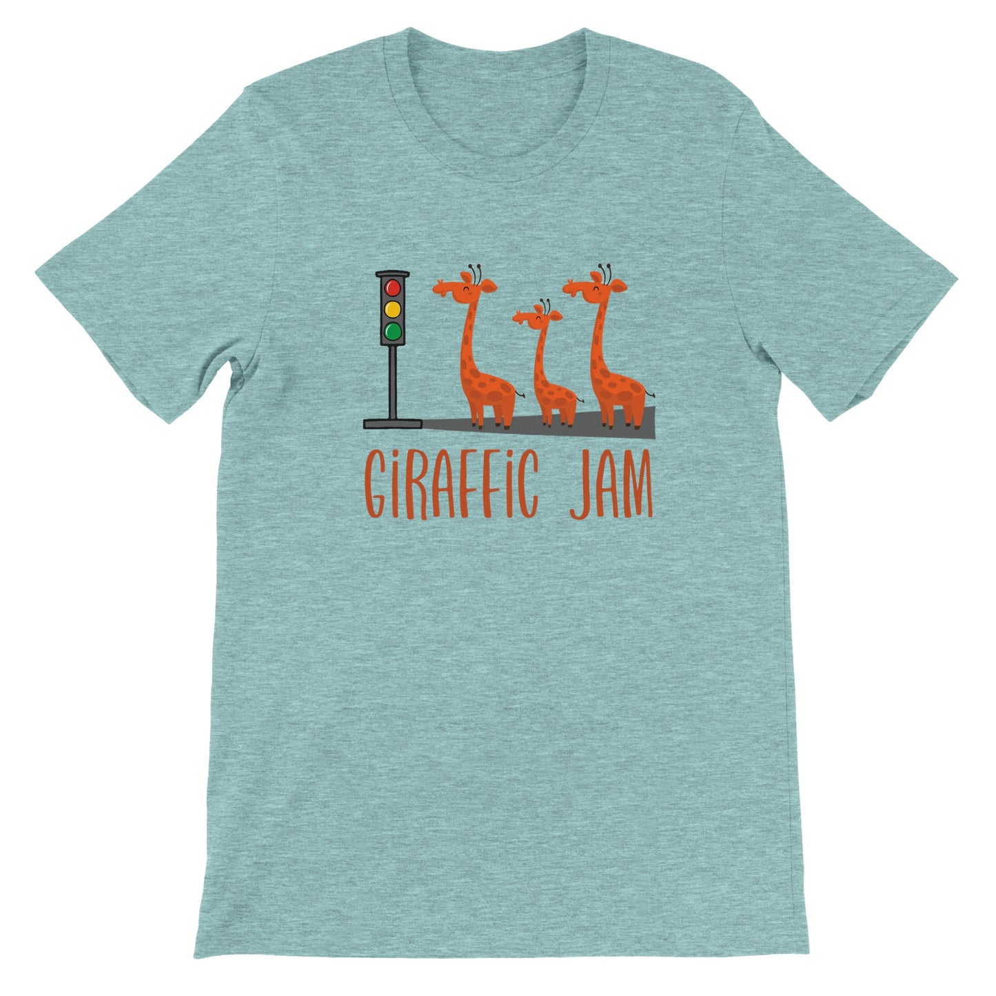 Budget Unisex Crewneck T-shirt/Giraffic-Jam