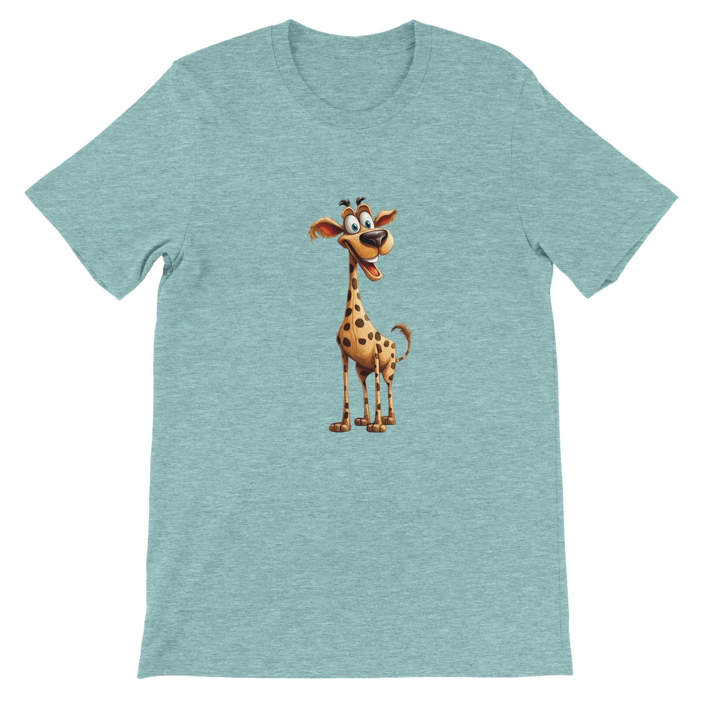 Budget Unisex Crewneck T-shirt/Happy-Giraffe