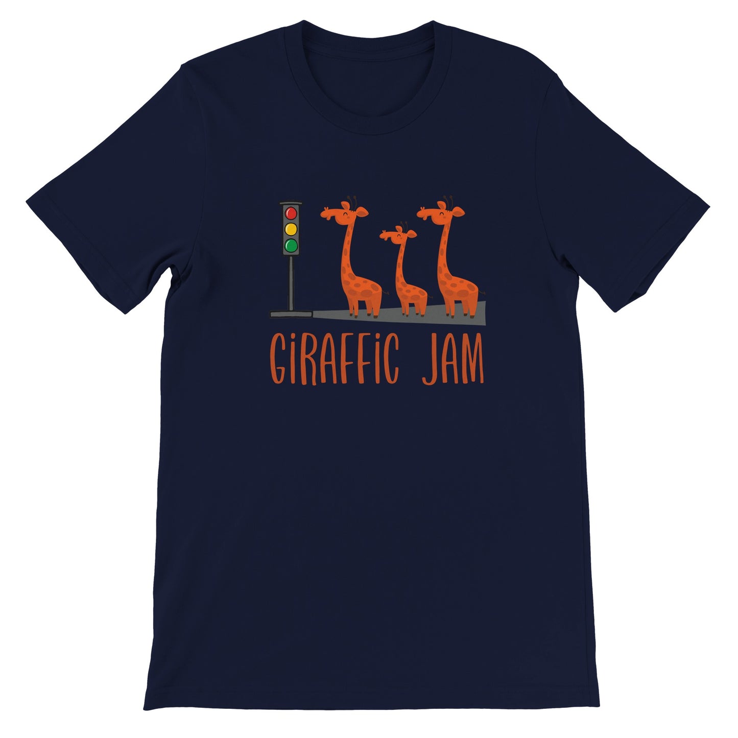 Budget Unisex Crewneck T-shirt/Giraffic-Jam