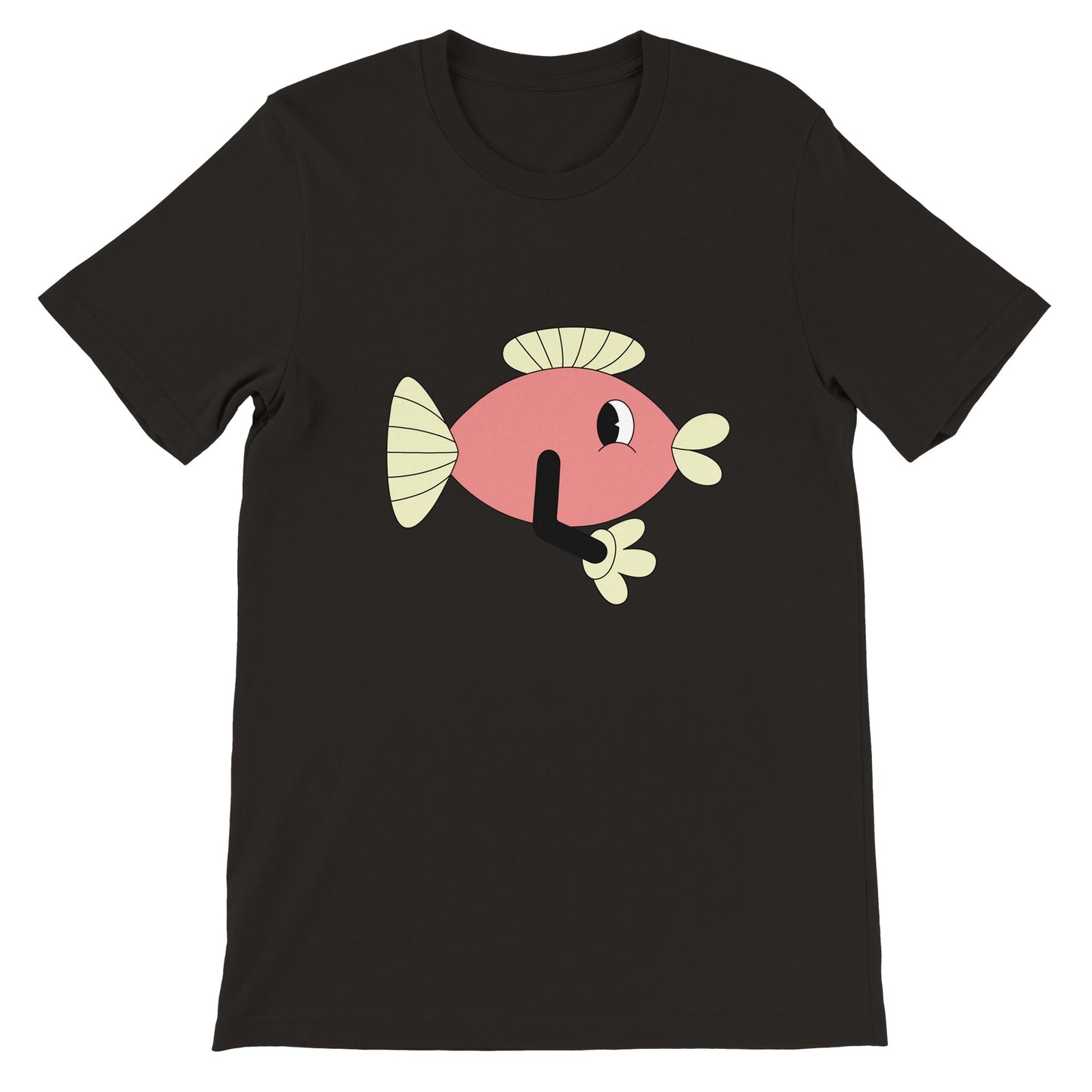 Budget Unisex Crewneck T-shirt/Funny-Fish