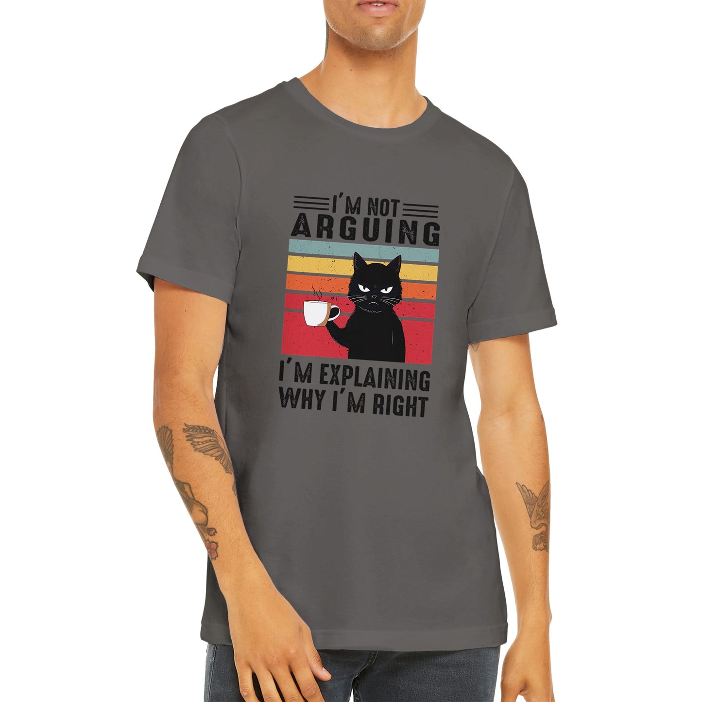 Budget Unisex Crewneck T-shirt/Explaining-Why-I-Am-Right