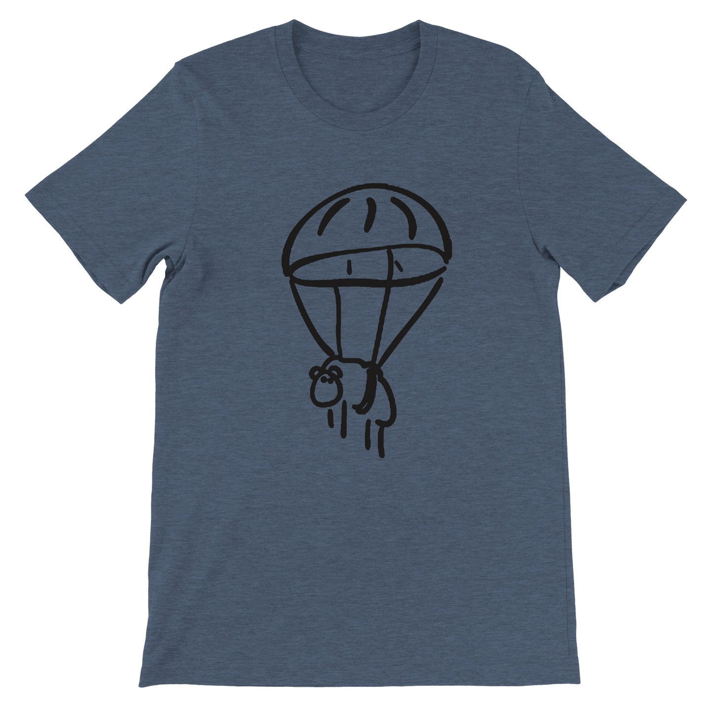 Budget Unisex Crewneck T-shirt/Sheep-Parachute