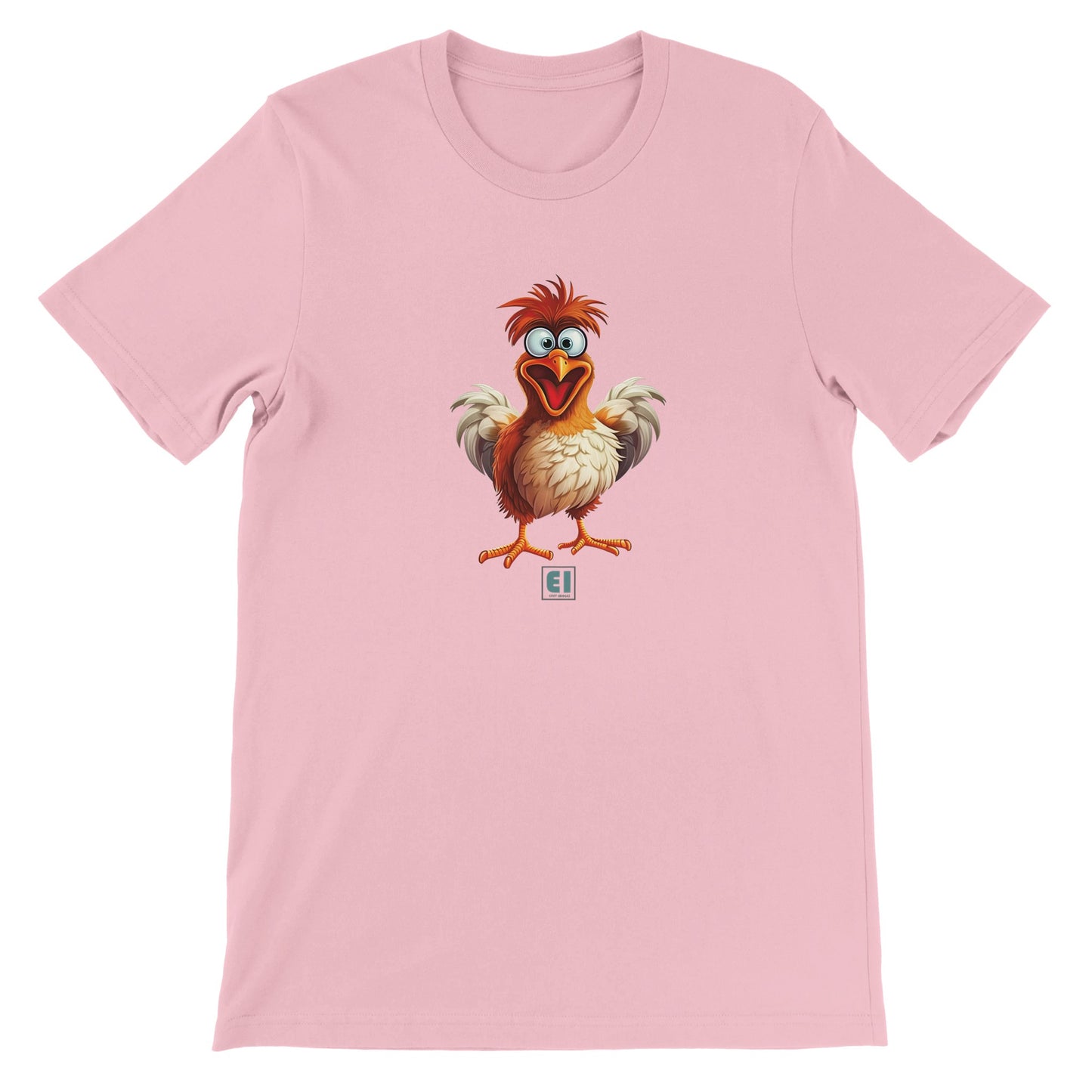 Budget Unisex Crewneck T-shirt/Funny-Chicken