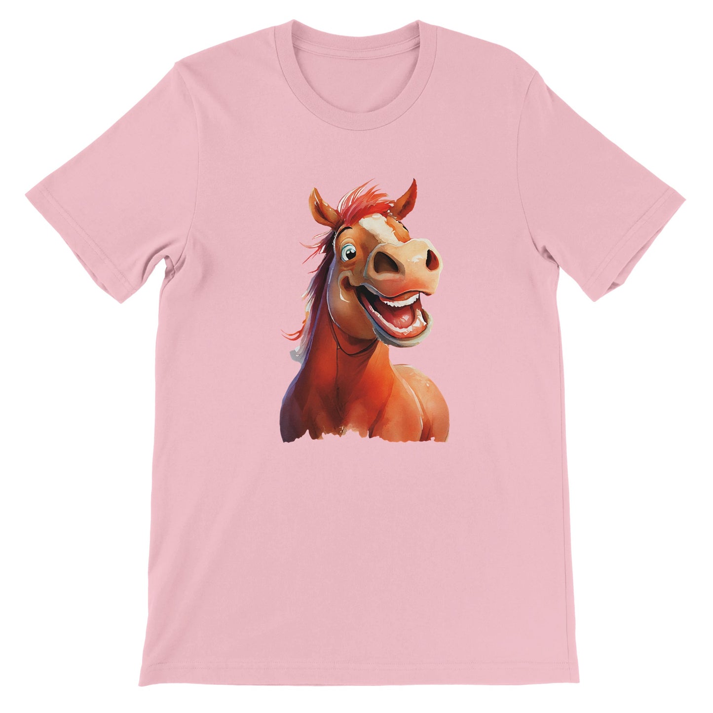 Budget Unisex Crewneck T-shirt/Happy-Horse