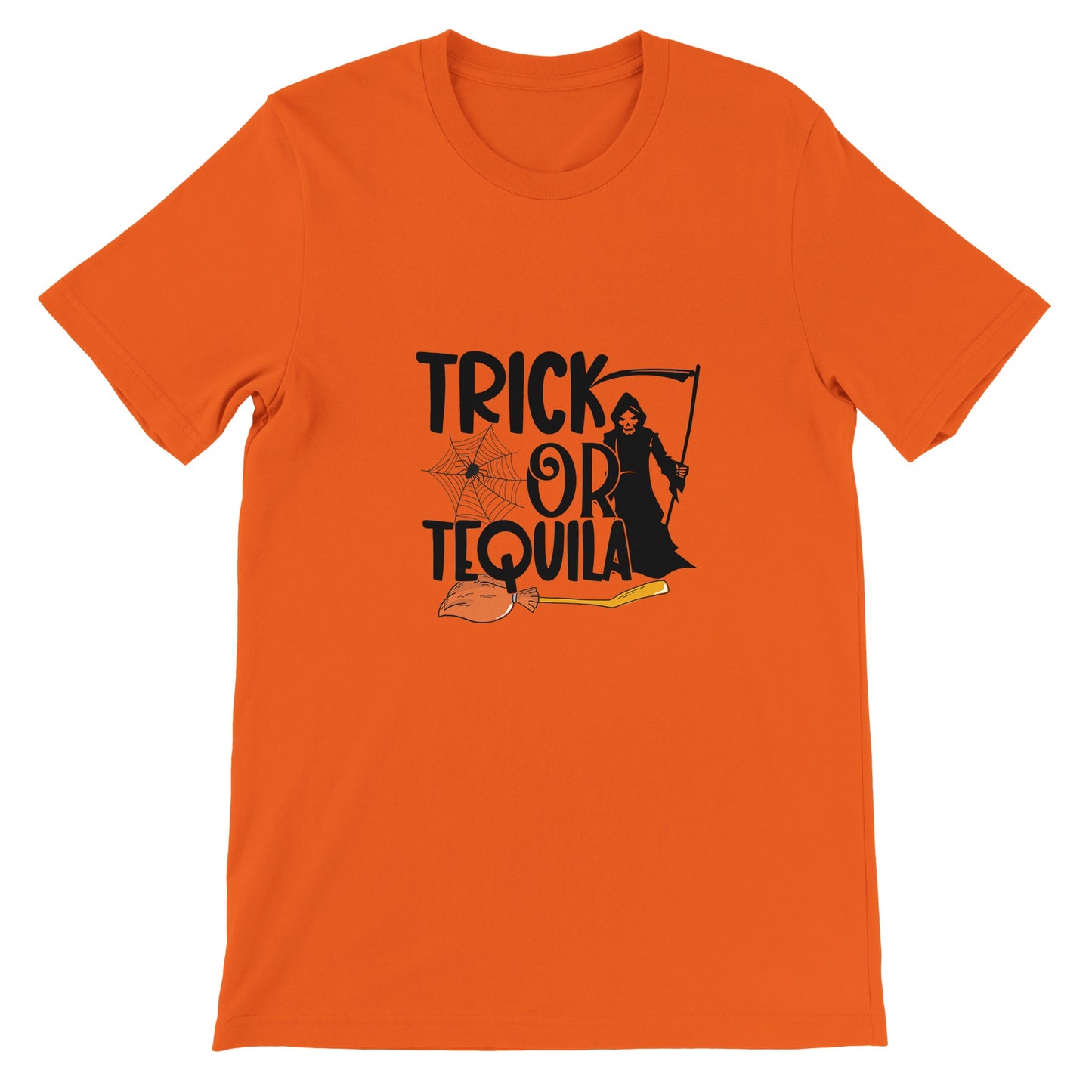 Budget Unisex Crewneck T-shirt/Trick-Or-Tequila