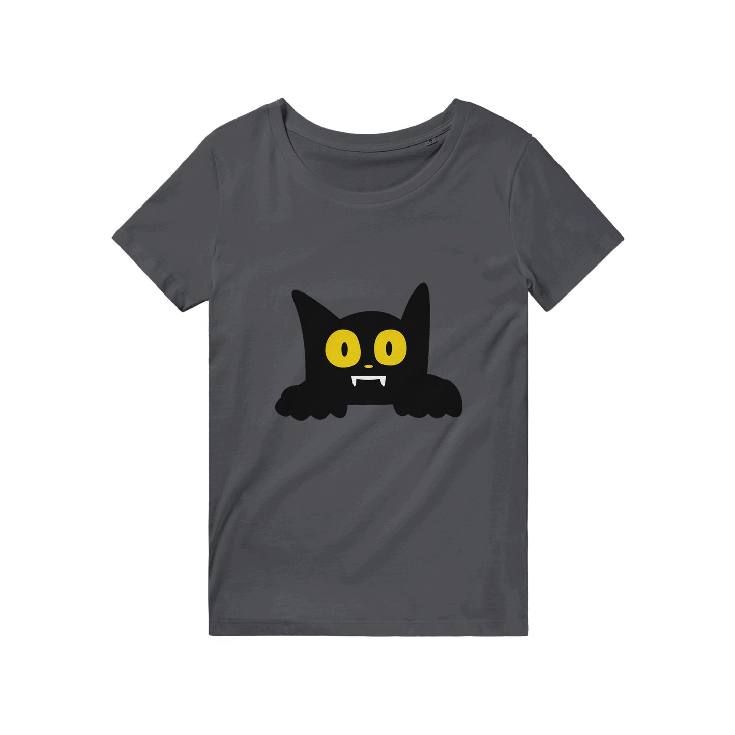100% Organic Unisex T-shirt/Cat-Halloween