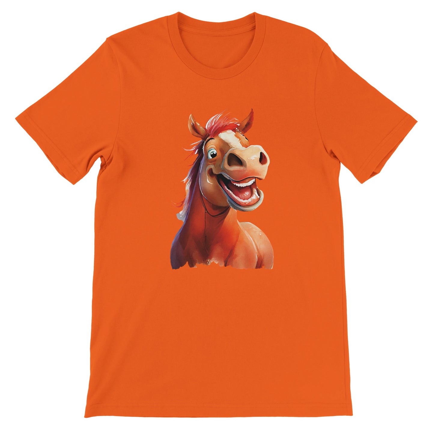 Budget Unisex Crewneck T-shirt/Happy-Horse