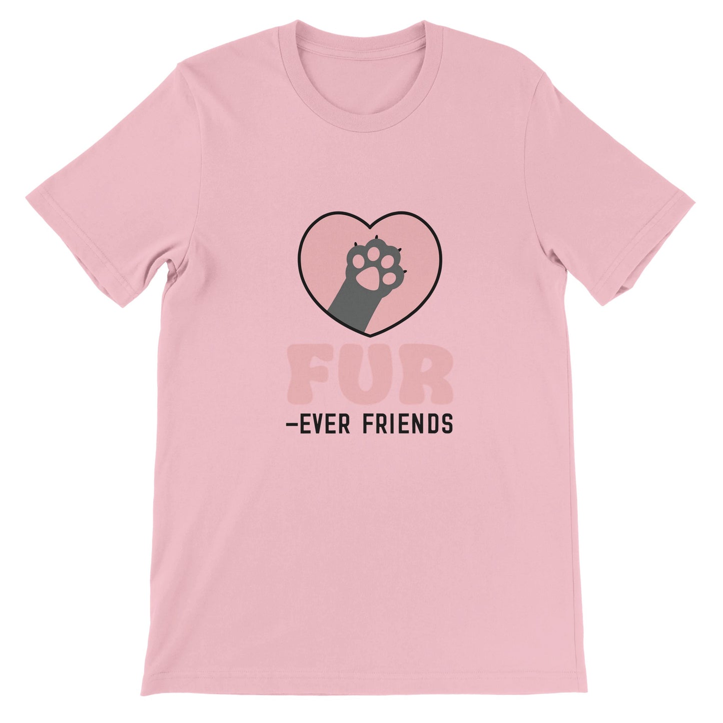 Budget Unisex Crewneck T-shirt/Fur-Ever-Friends