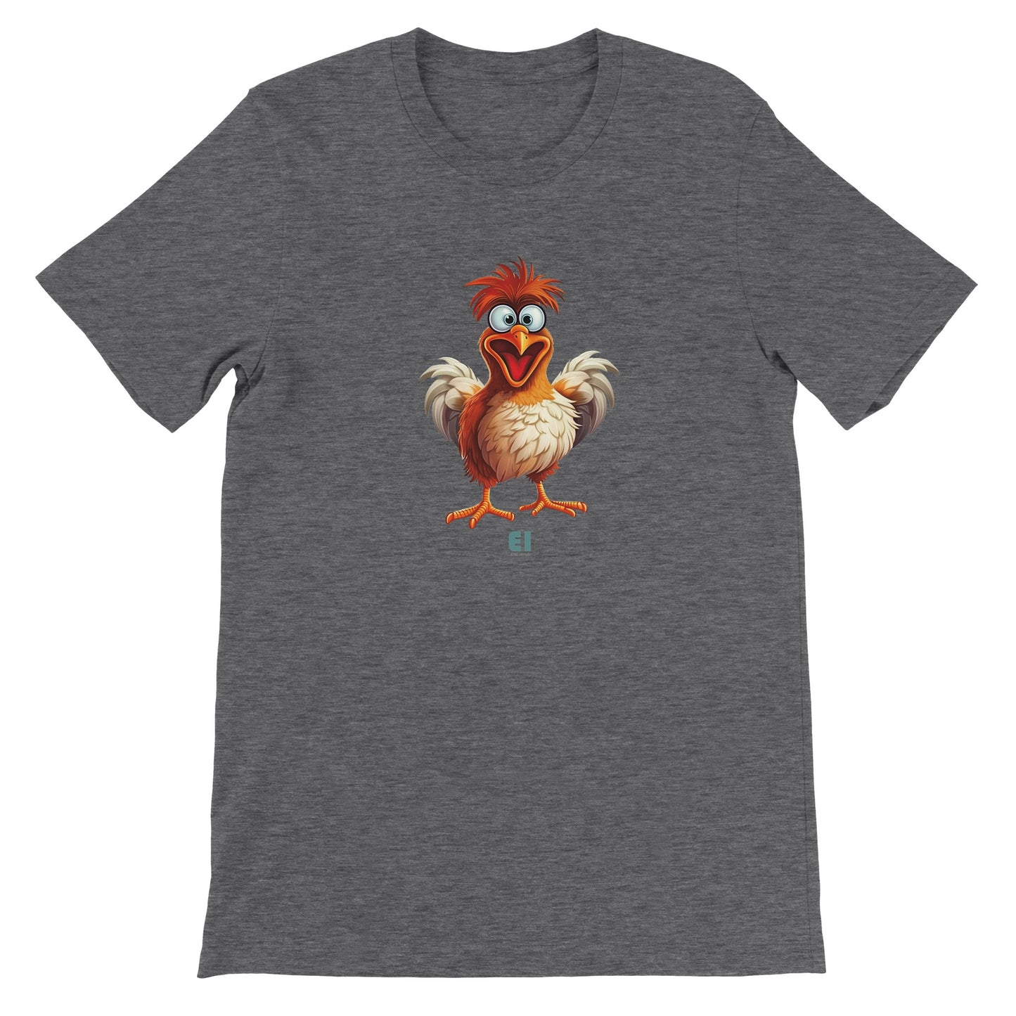 Budget Unisex Crewneck T-shirt/Funny-Chicken