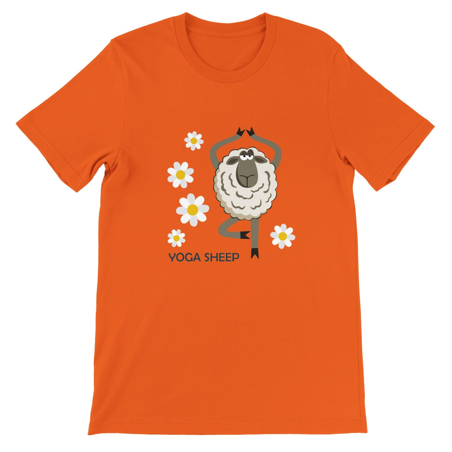 Budget Unisex Crewneck T-shirt/Yoga-Sheep