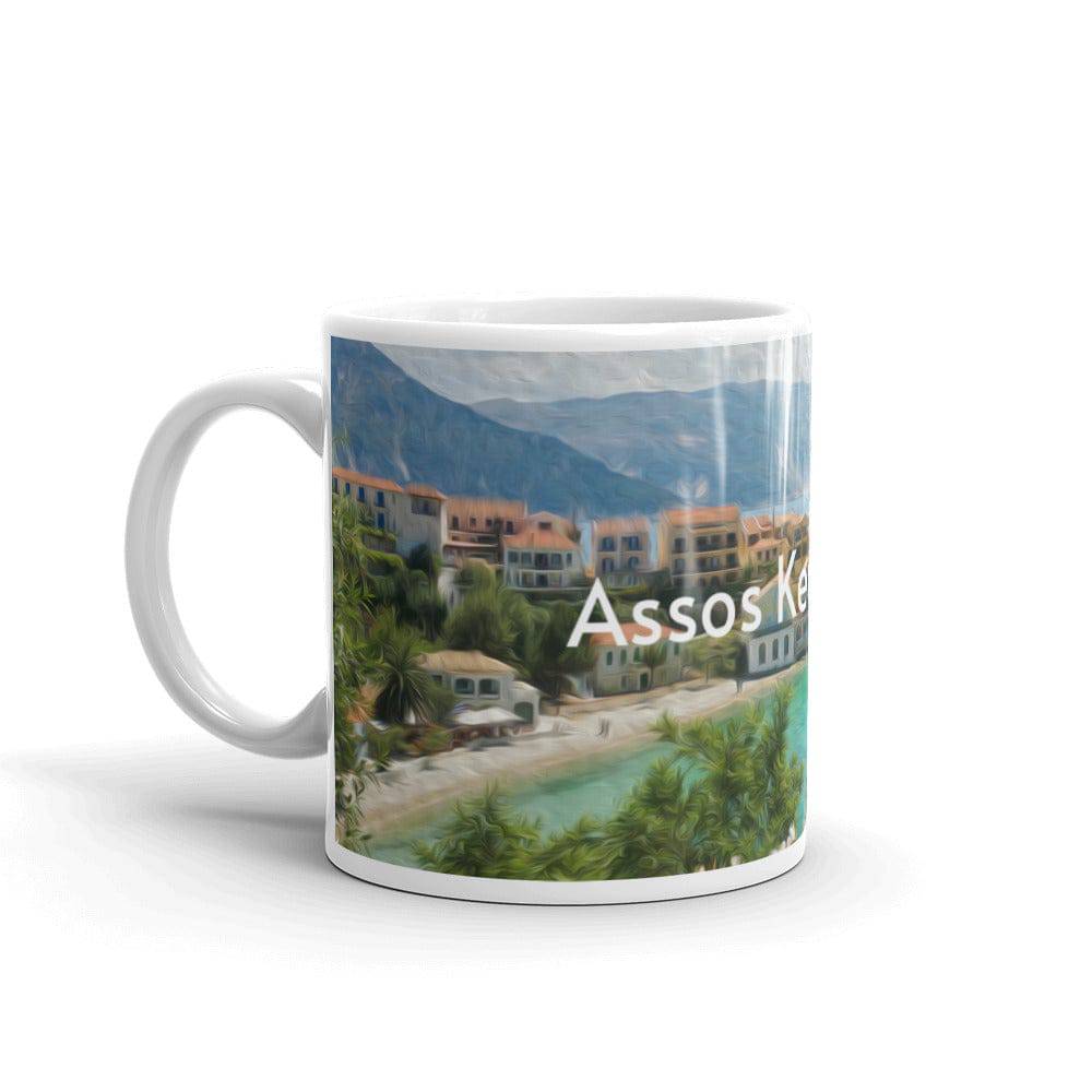 White glossy mug/Assos village 01 - Enet Images