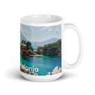 White glossy mug/Assos village 01 - Enet Images