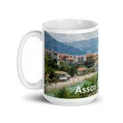 White glossy mug/Assos village 01 - Enet Images