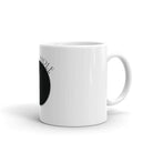 White glossy mug/Black Hole - Enet Images