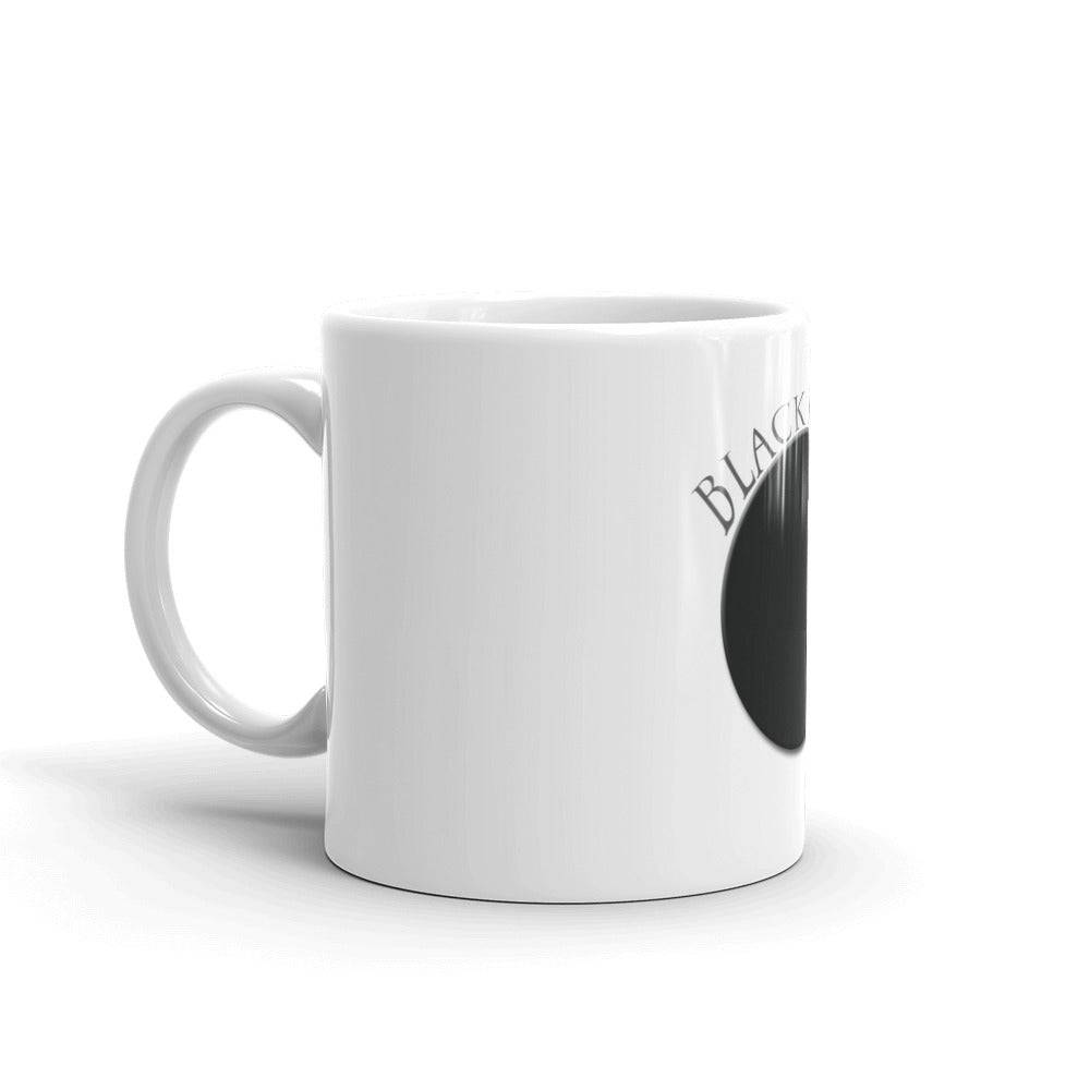 White glossy mug/Black Hole - Enet Images