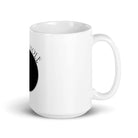 White glossy mug/Black Hole - Enet Images