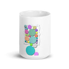 White glossy mug/Bubbles-Frame - Enet Images