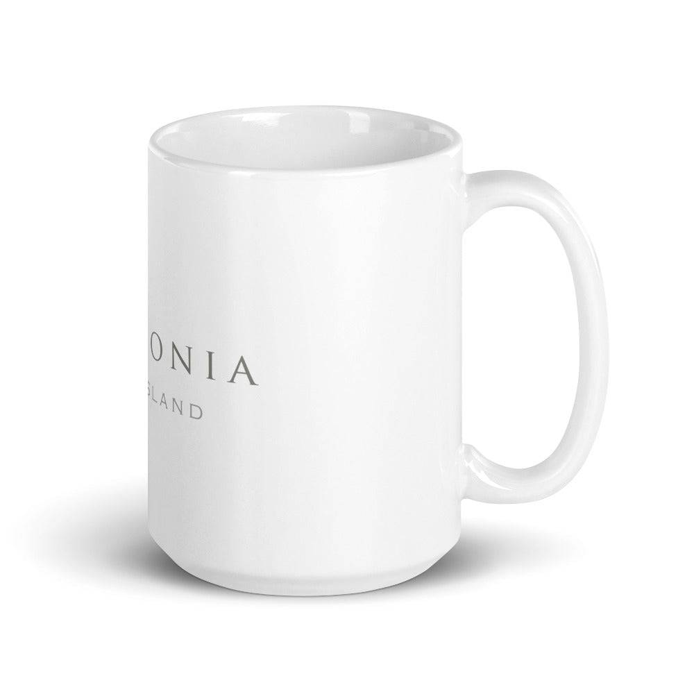 White glossy mug/Kefalonia White - Enet Images