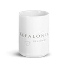 White glossy mug/Kefalonia White - Enet Images