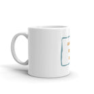 White glossy mug/Let's Do It - Enet Images