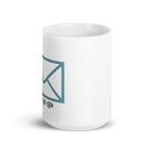 White glossy mug/Mail - Enet Images