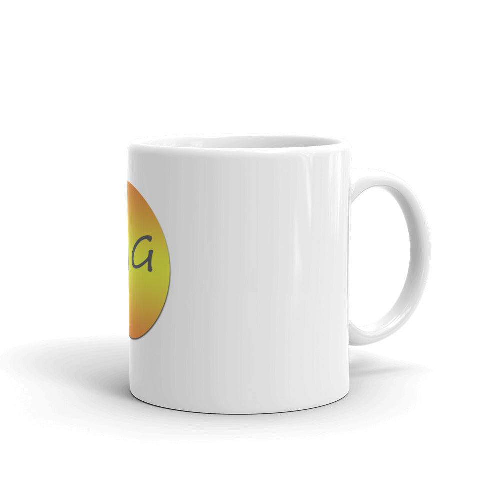 White glossy mug/OMG - Enet Images