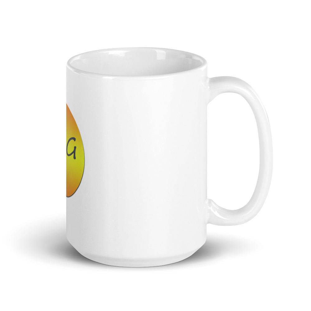 White glossy mug/OMG - Enet Images