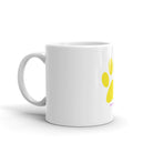 White glossy mug/Pet Me Yellow - Enet Images