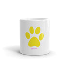 White glossy mug/Pet Me Yellow - Enet Images