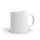 White glossy mug/Shapes - Enet Images