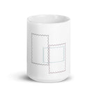 White glossy mug/Shapes - Enet Images