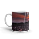 White glossy mug/Sunset On Mars - Enet Images