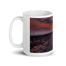 White glossy mug/Sunset On Mars - Enet Images