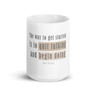 White glossy mug/The Way To Get Started - Enet Images