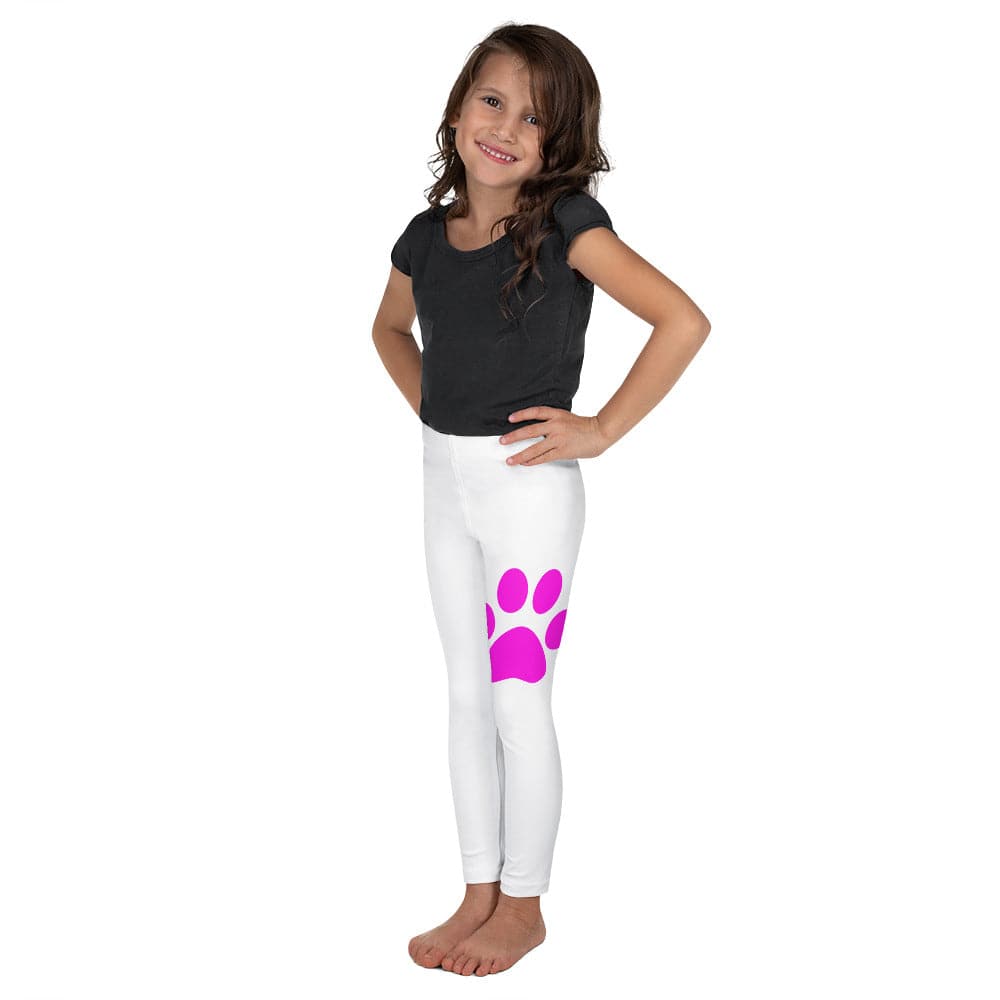 Kid's Leggings/Pet Print Fushia - Enet Images