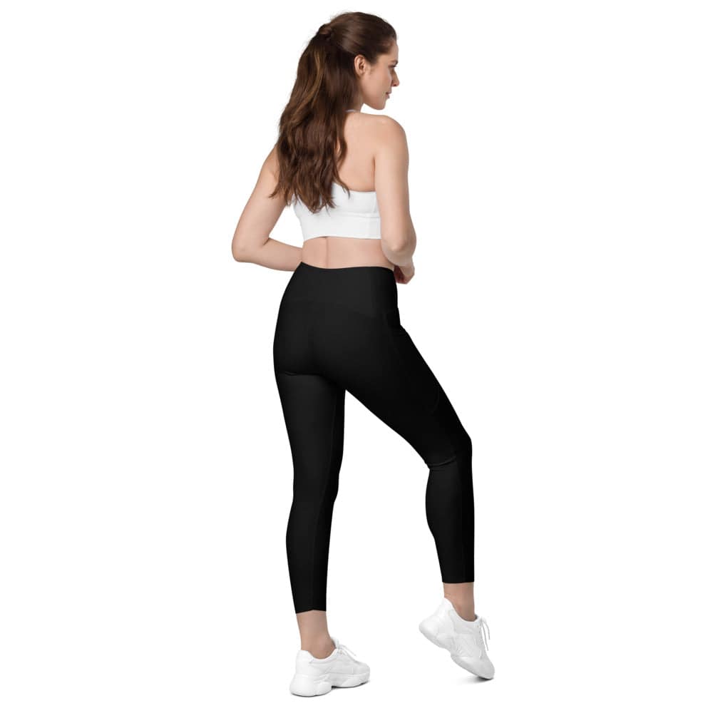 Leggings with pockets/Black - Enet Images