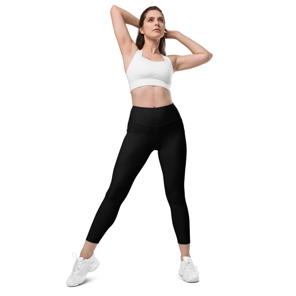 Leggings with pockets/Black - Enet Images