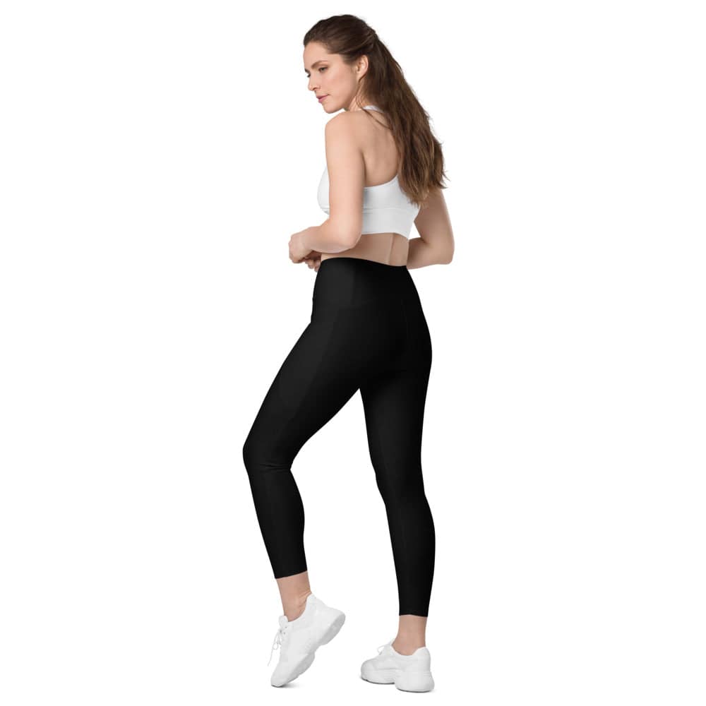 Leggings with pockets/Black - Enet Images