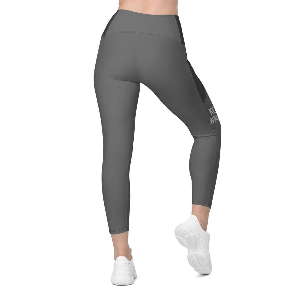 Leggings with pockets/Keep-Walking - Enet Images