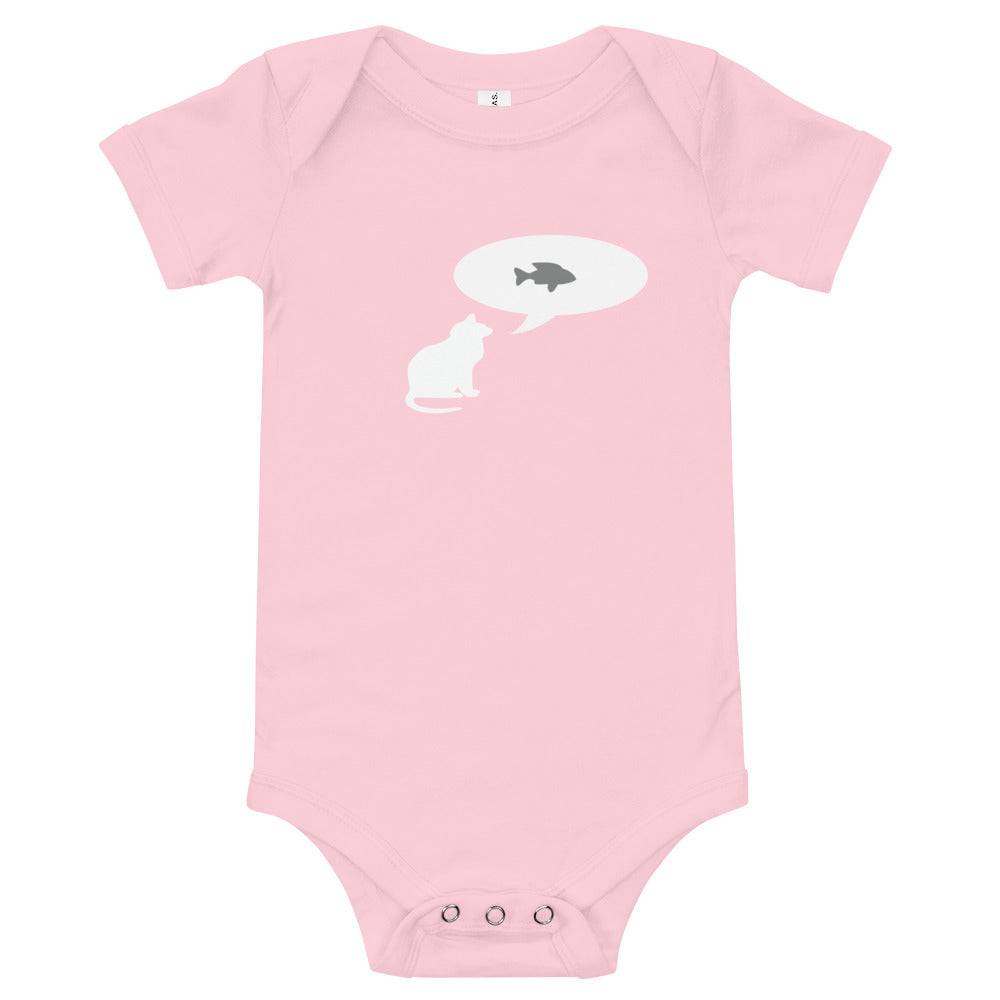 Baby short sleeve one piece/Cat-Fish - Enet Images