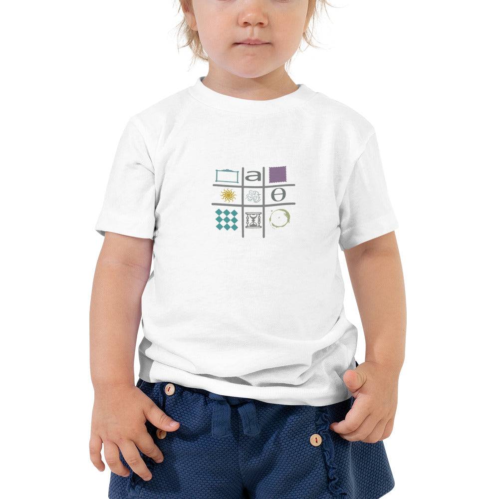 Toddler Short Sleeve Tee/Artistic Shapes - Enet Images